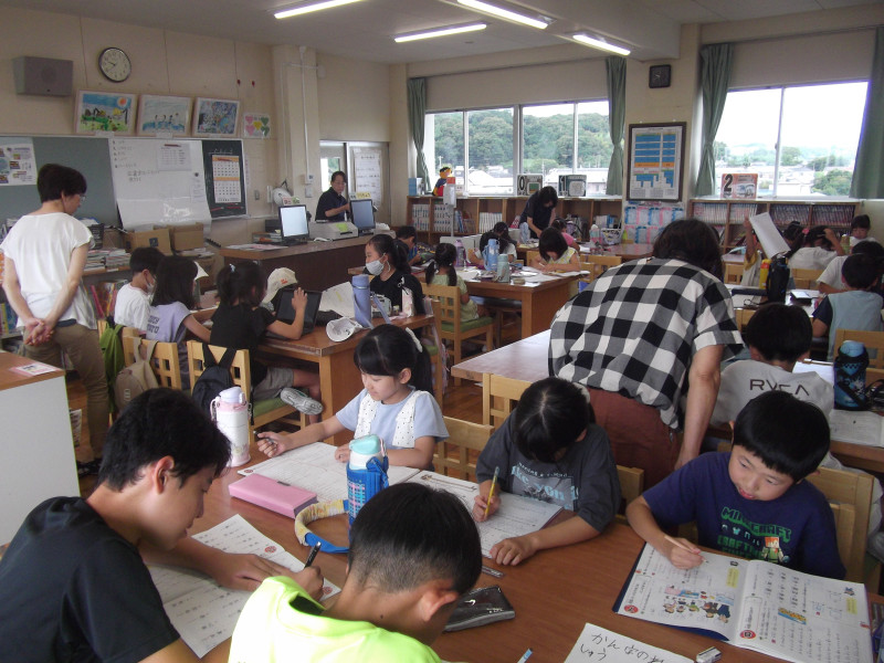 夏休み学習室